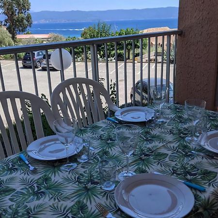 אז'אקסיו Studio 4 Pers Terrasse Vue Mer מראה חיצוני תמונה